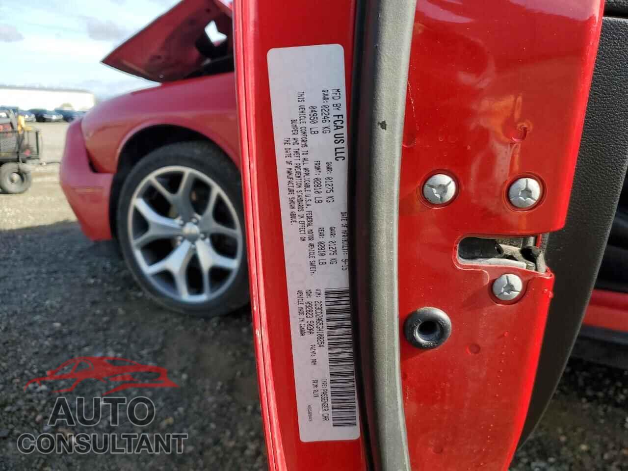 DODGE CHALLENGER 2016 - 2C3CDZAG5GH108254