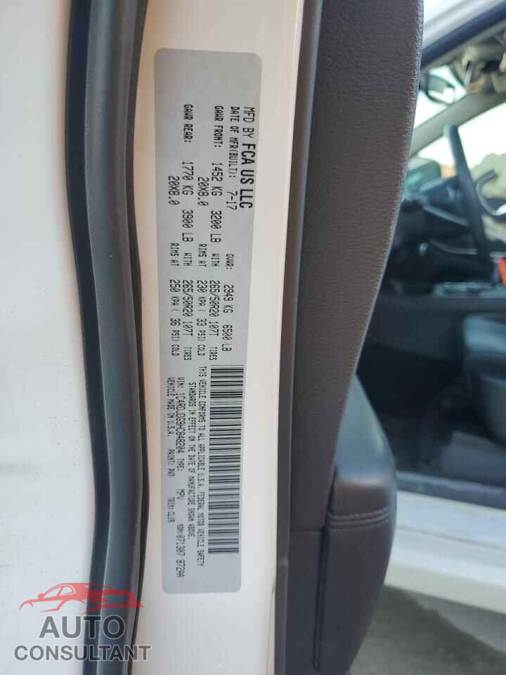 DODGE DURANGO 2017 - 1C4RDJDG9HC848204