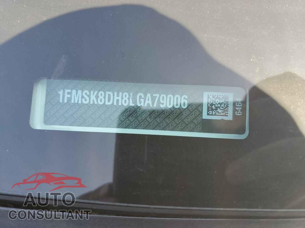 FORD EXPLORER 2020 - 1FMSK8DH8LGA79006