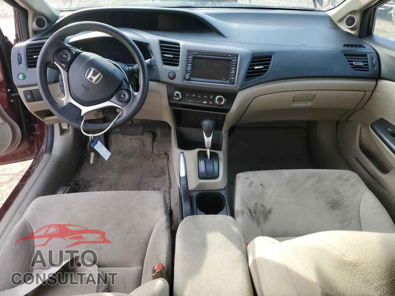 HONDA CIVIC 2012 - 2HGFB2F84CH537467