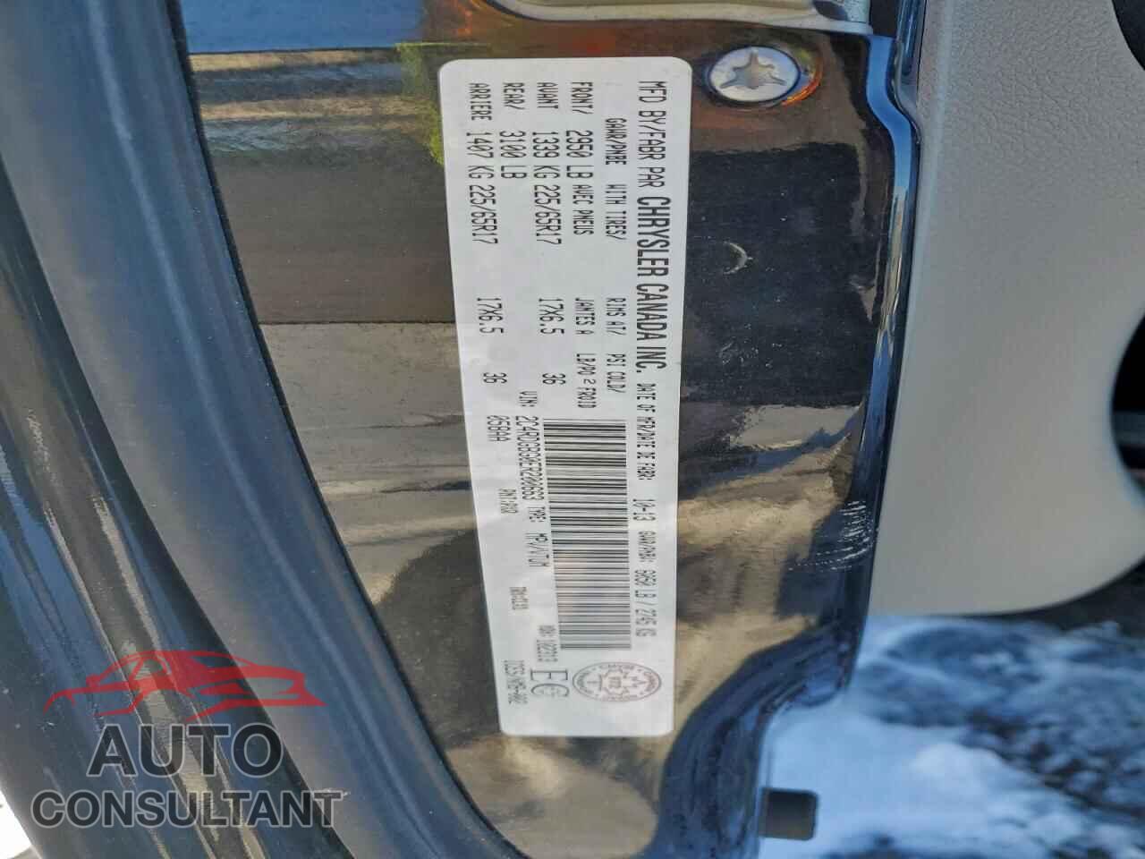 DODGE CARAVAN 2014 - 2C4RDGBG0ER200663