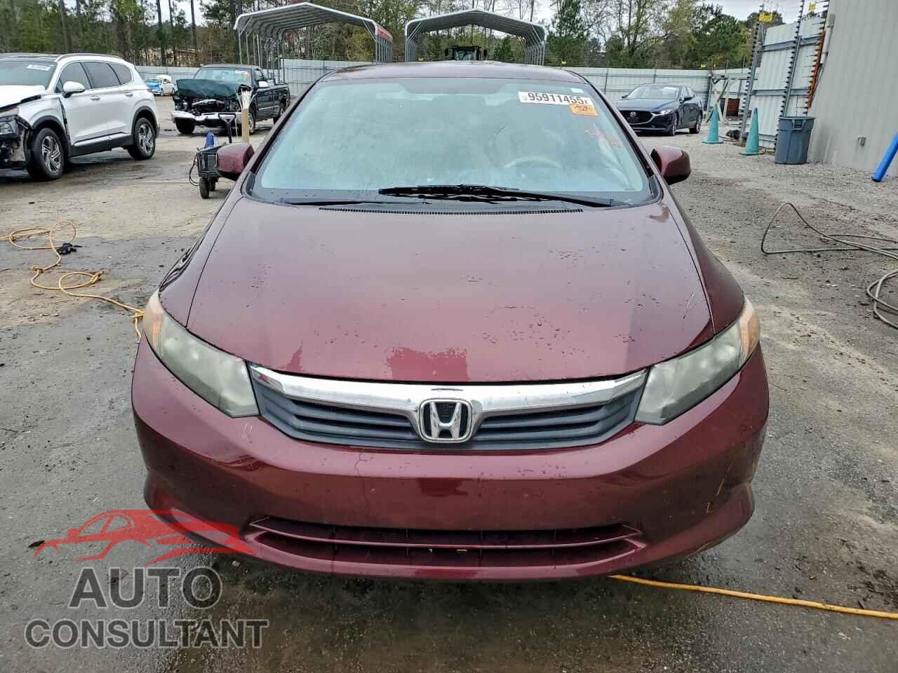 HONDA CIVIC 2012 - 19XFB2F52CE032706