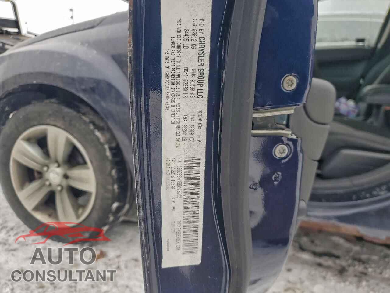 DODGE CALIBER 2011 - 1B3CB3HA8BD125265