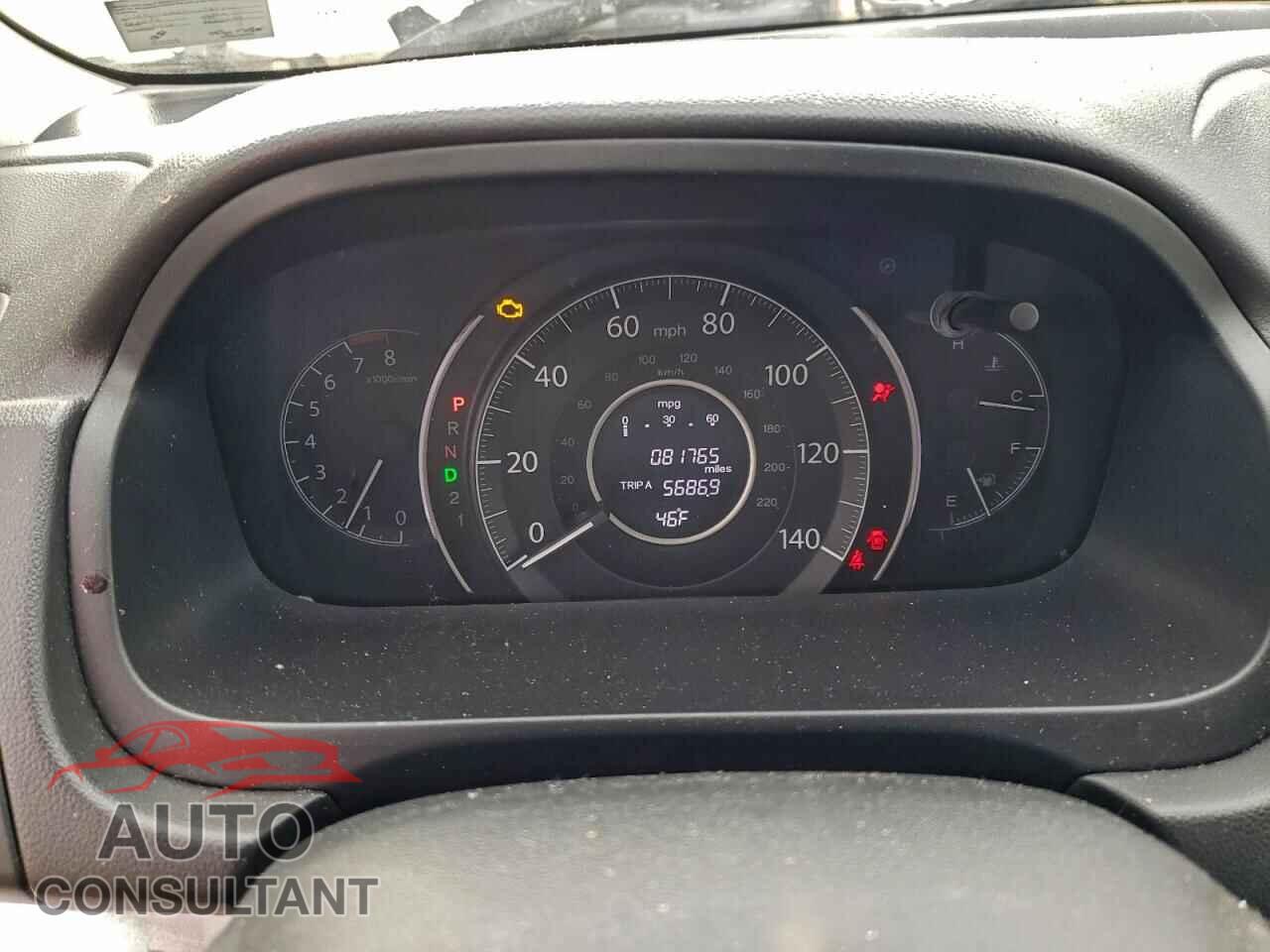 HONDA CRV 2012 - 5J6RM4H53CL044963
