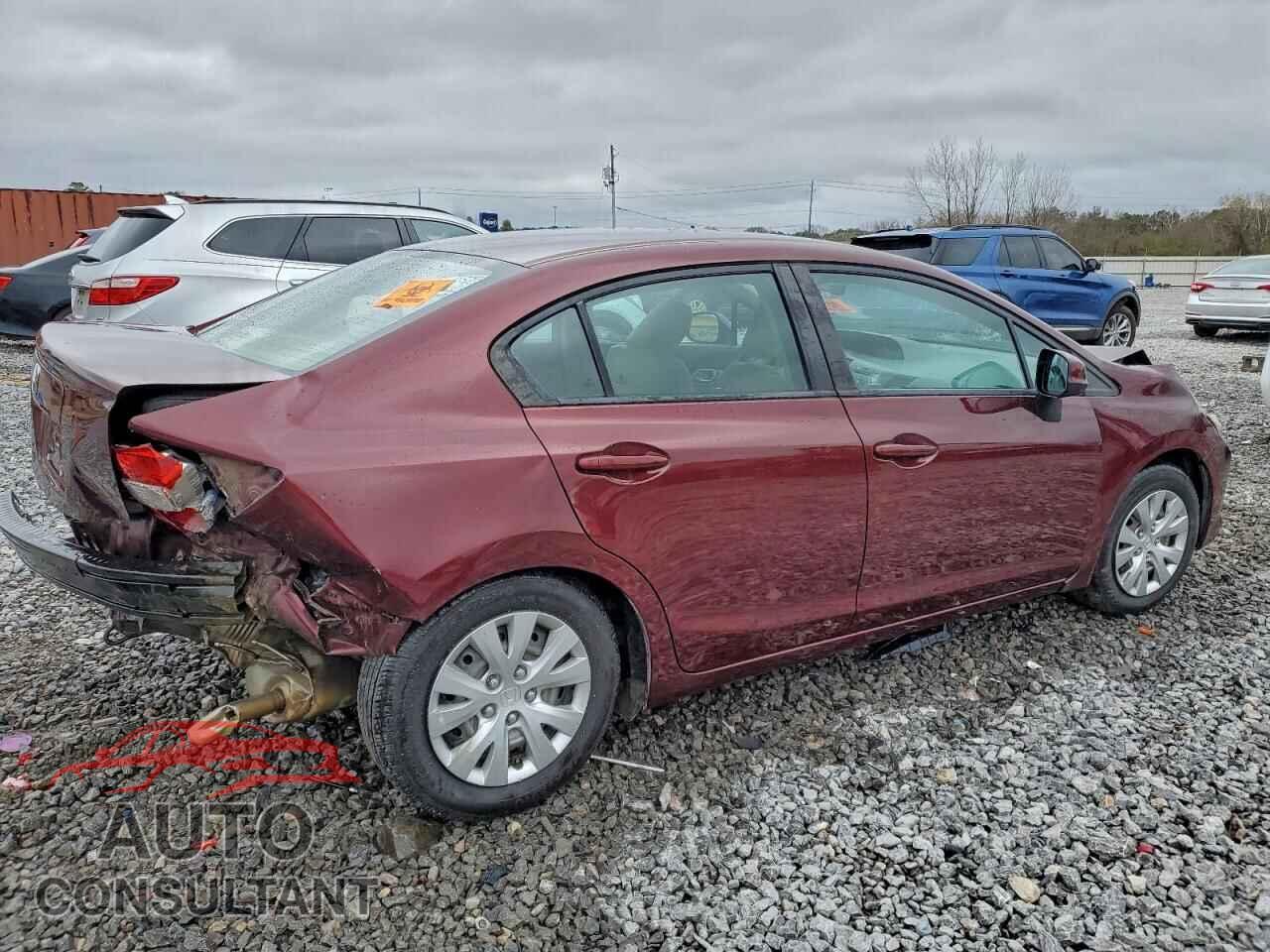 HONDA CIVIC 2012 - 19XFB2F59CE095236