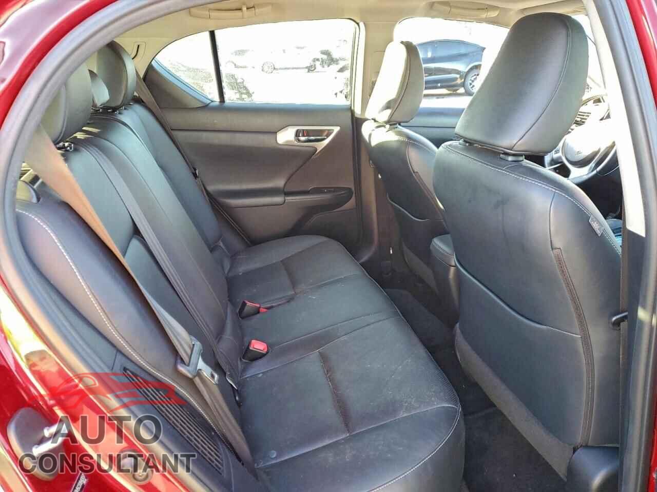 LEXUS CT 200 2012 - JTHKD5BH5C2084207