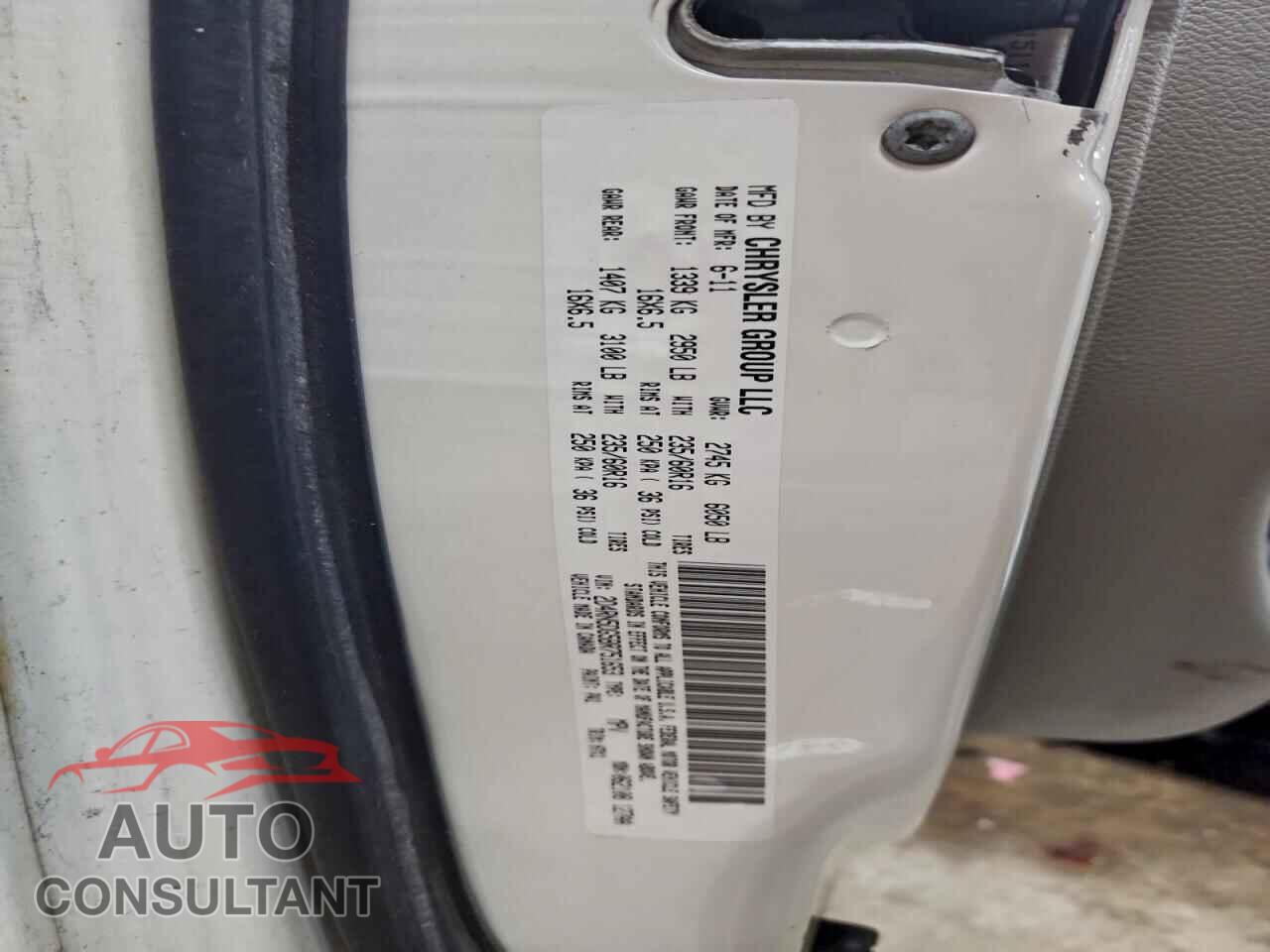 DODGE CARAVAN 2011 - 2D4RN5DG5BR751653