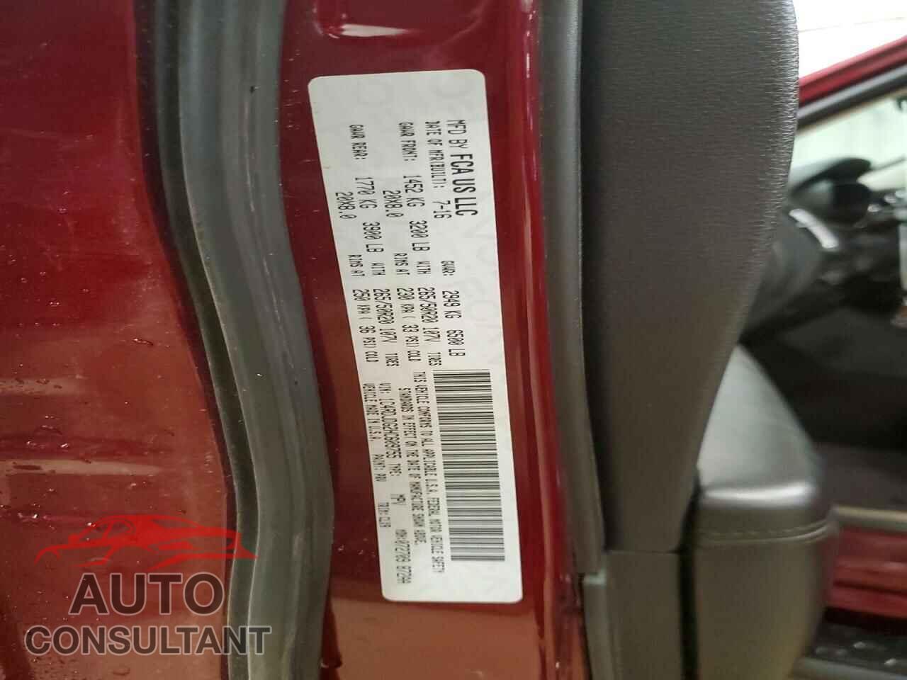 DODGE DURANGO 2017 - 1C4RDJDG2HC609755