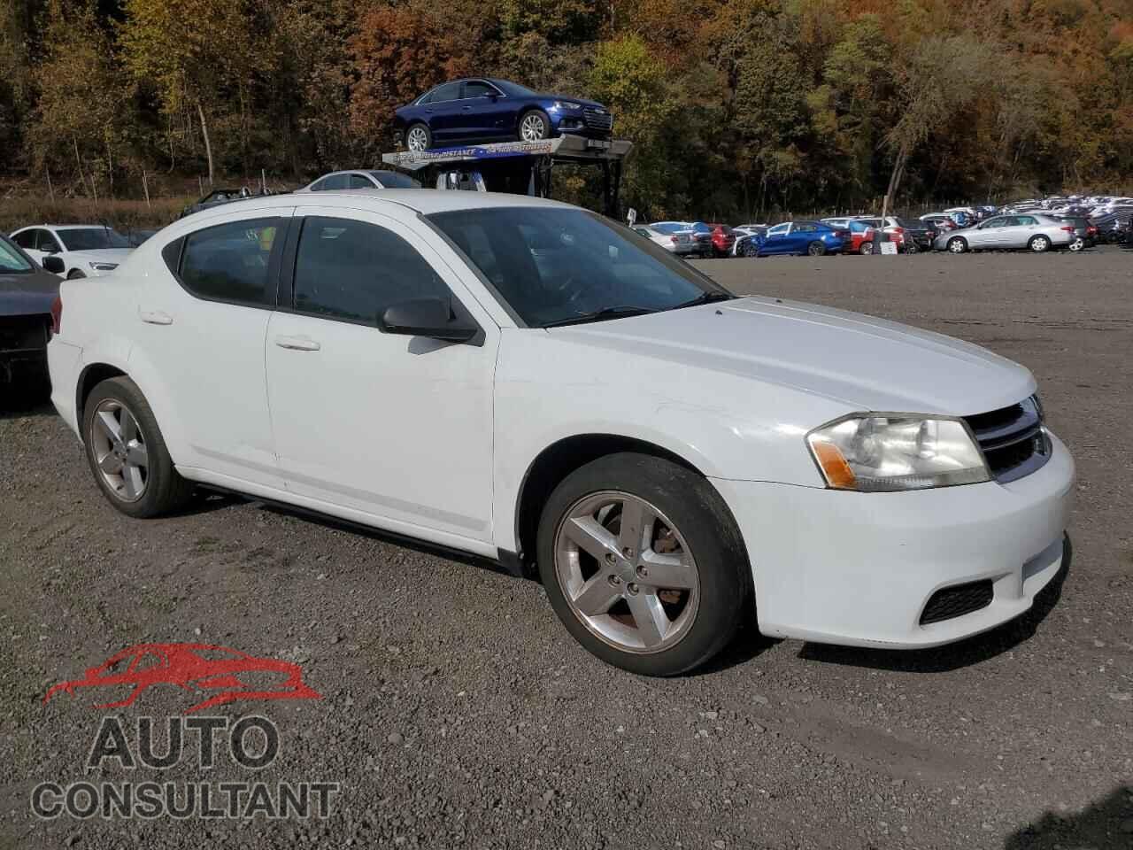 DODGE AVENGER 2012 - 1C3CDZAB4CN182416