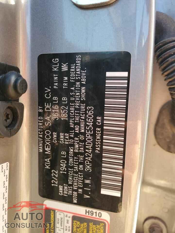 KIA RIO 2023 - 3KPA24AD0PE546063