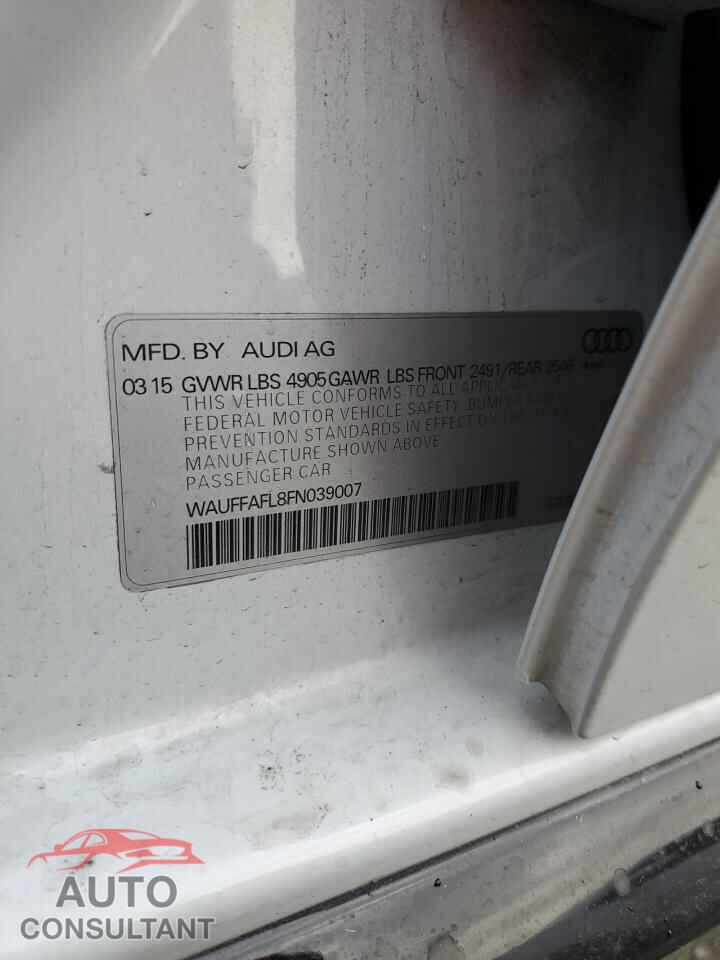 AUDI A4 2015 - WAUFFAFL8FN039007
