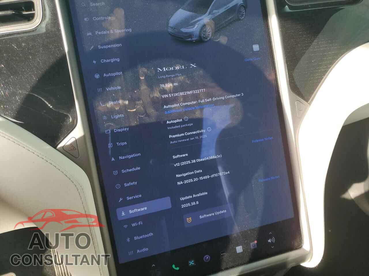 TESLA MODEL X 2021 - 5YJXCBE21MF322777