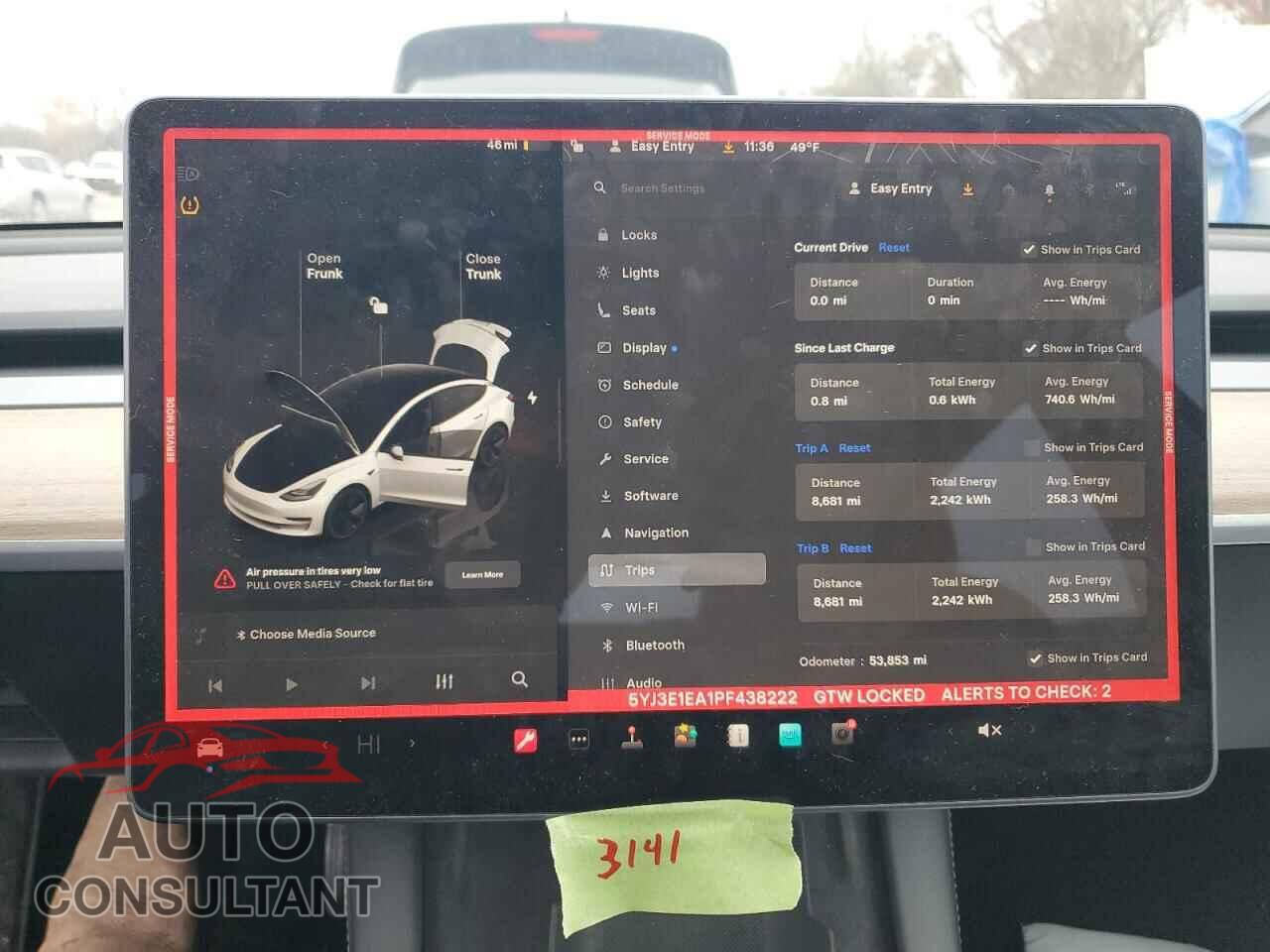 TESLA MODEL 3 2023 - 5YJ3E1EA1PF438222