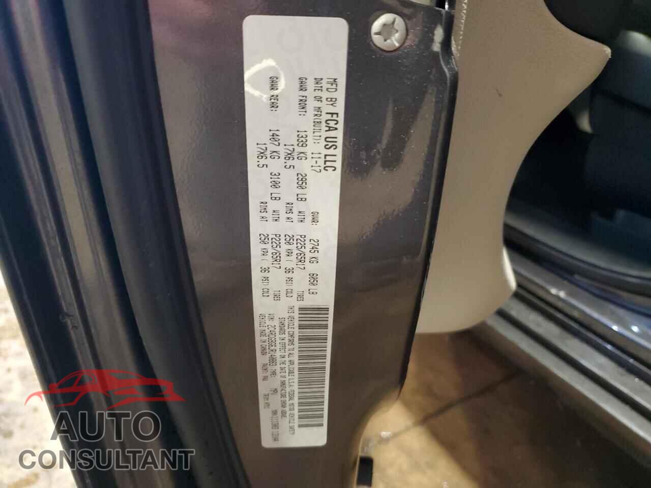 DODGE CARAVAN 2018 - 2C4RDGBG6JR140883