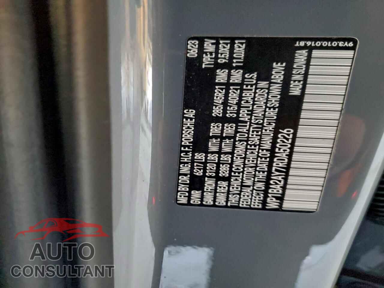 PORSCHE CAYENNE 2024 - WP1BA2AY7RDA50226