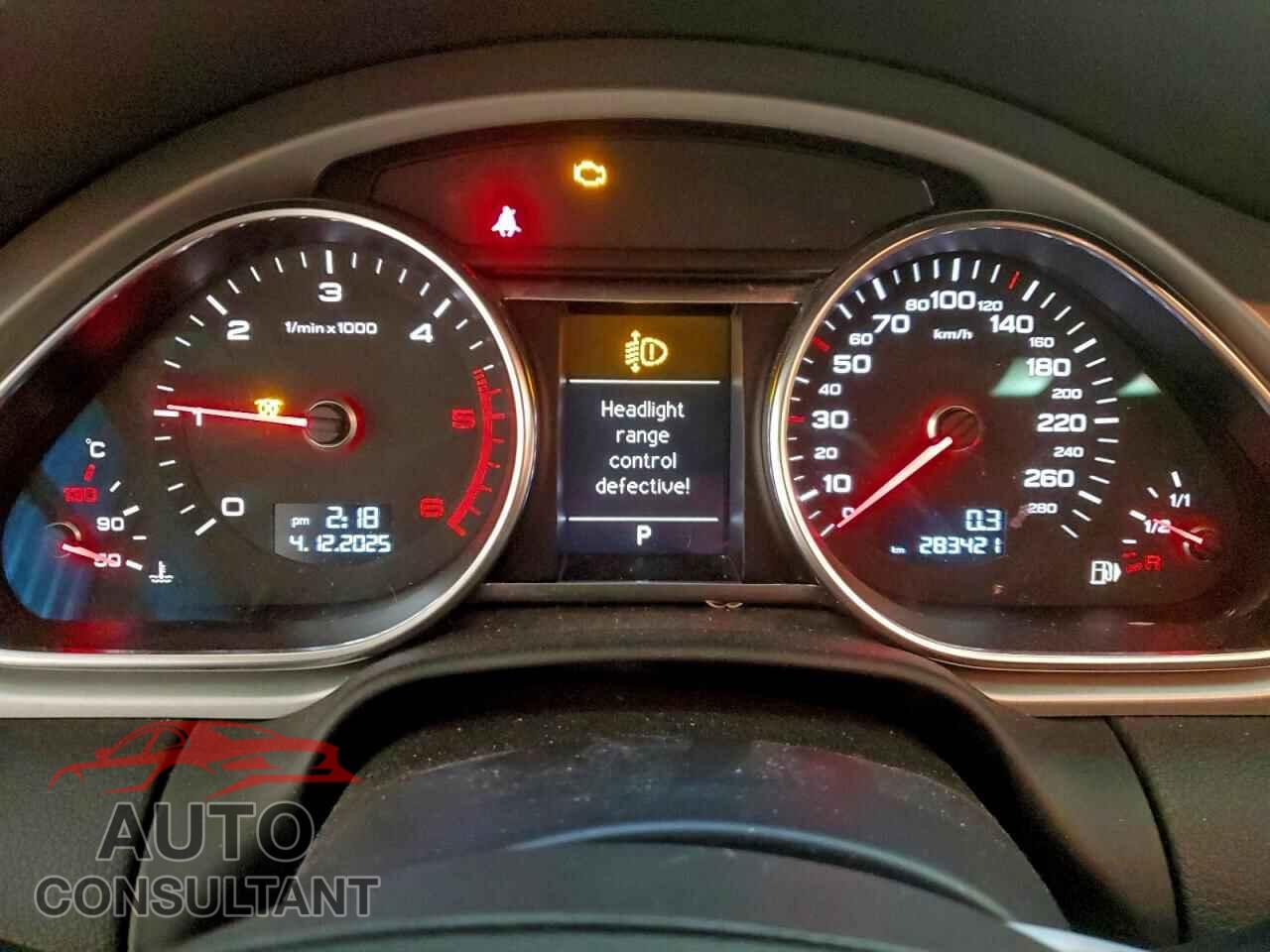 AUDI Q7 2012 - WA1CMCFEXCD006286