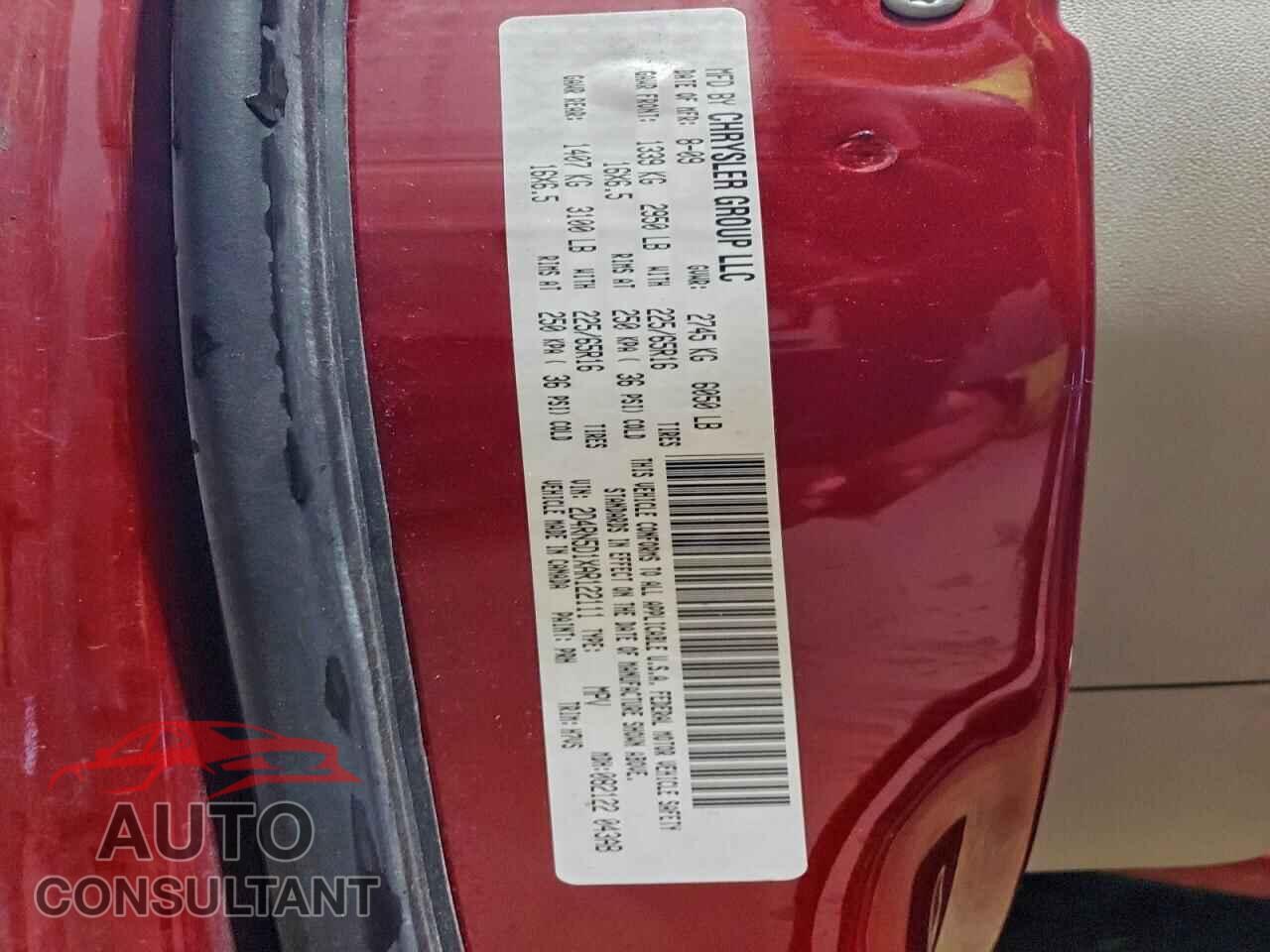 DODGE CARAVAN 2010 - 2D4RN5D1XAR122111