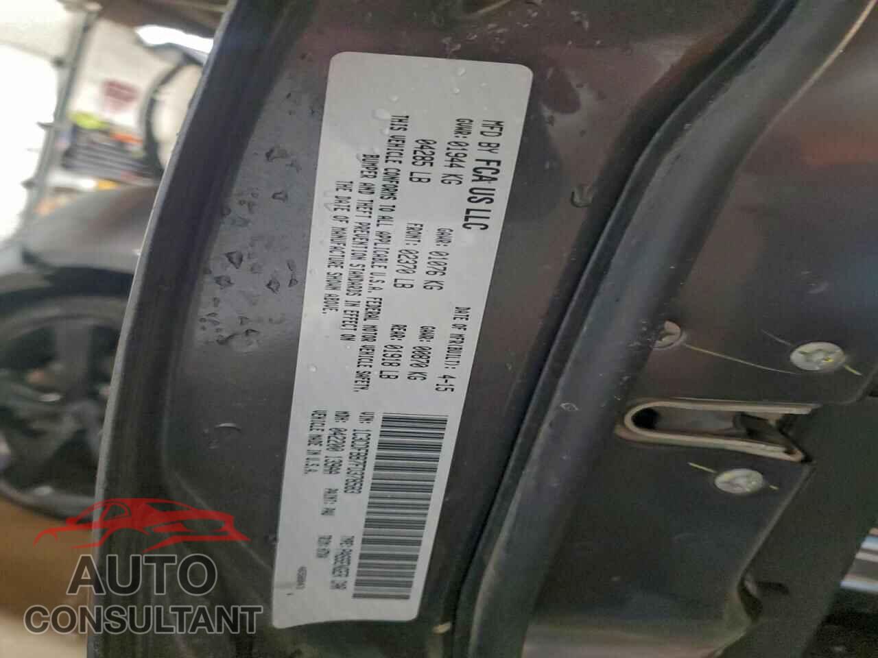 DODGE DART 2015 - 1C3CDFBB7FD378583