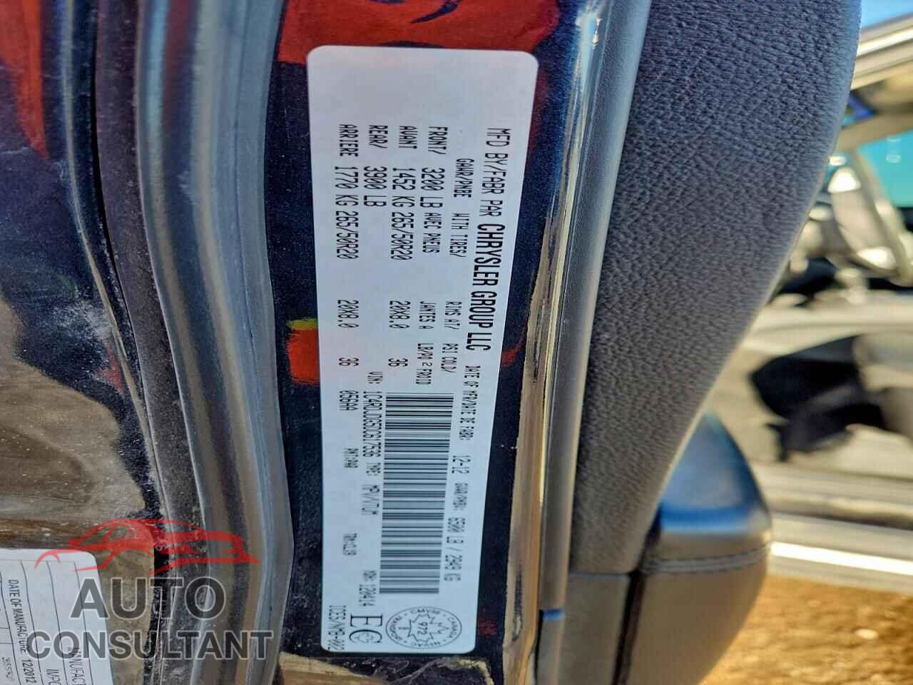 DODGE DURANGO 2013 - 1C4RDJDG5DC617536