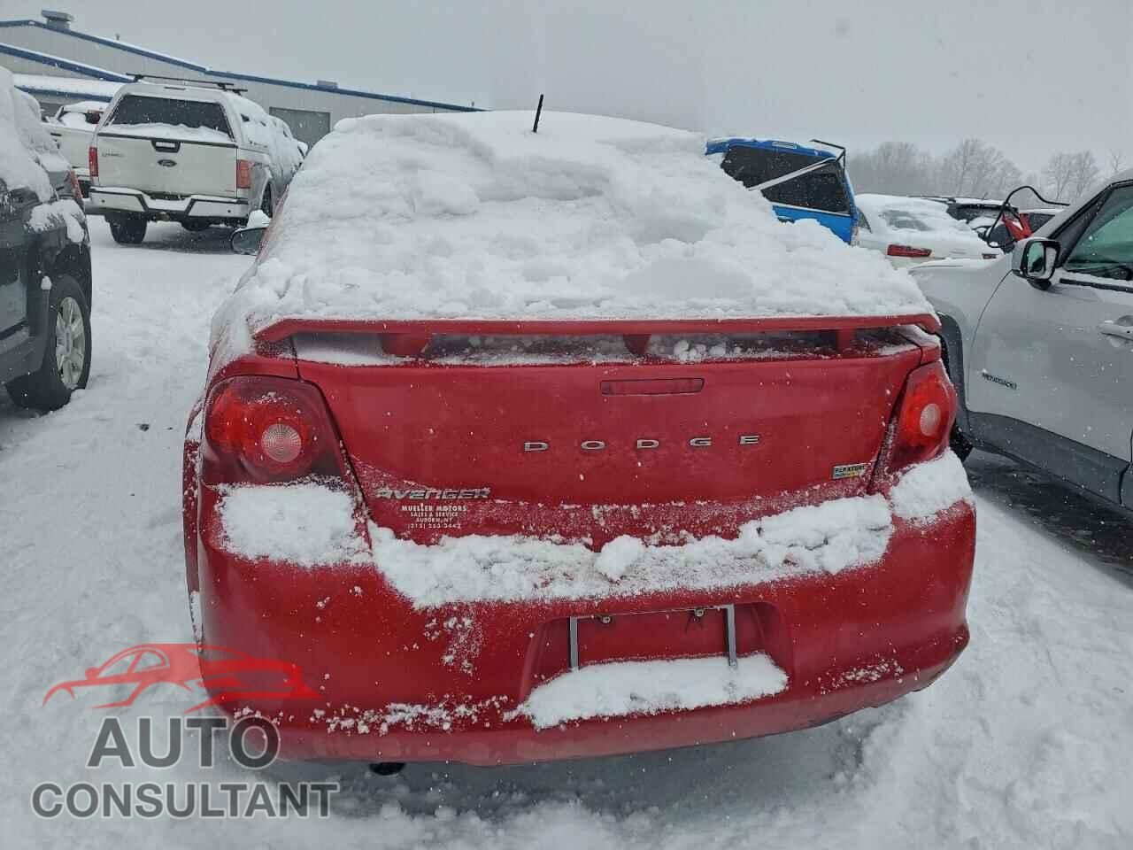 DODGE AVENGER 2013 - 1C3CDZAG1DN756595