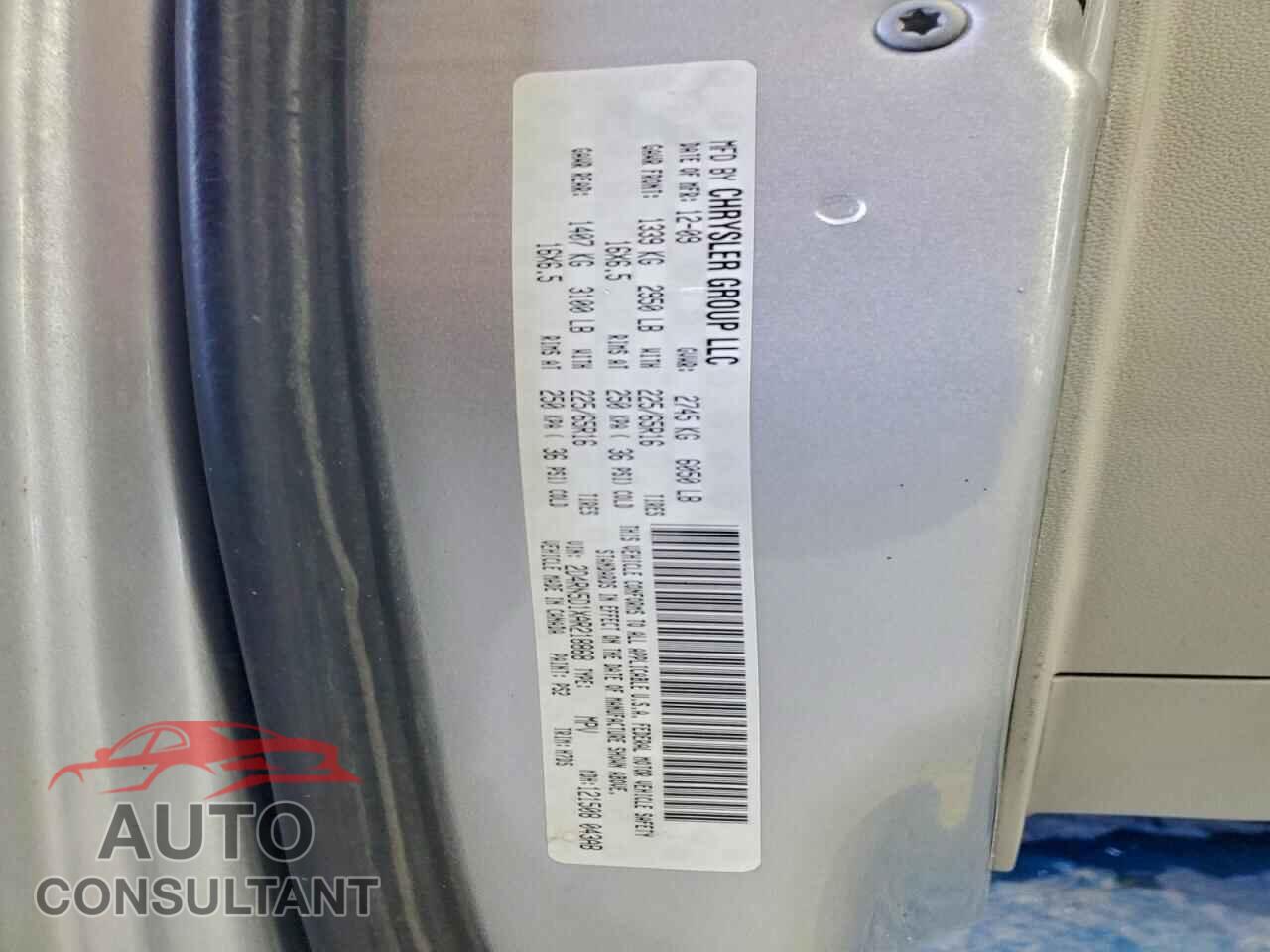 DODGE CARAVAN 2010 - 2D4RN5D1XAR218868
