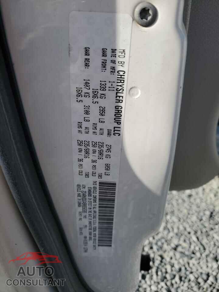 DODGE CARAVAN 2011 - 2D4RN3DG4BR656585