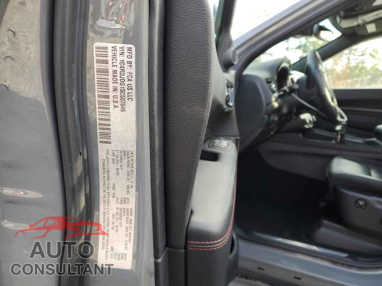 DODGE DURANGO 2025 - 1C4RDJDG1SC507046