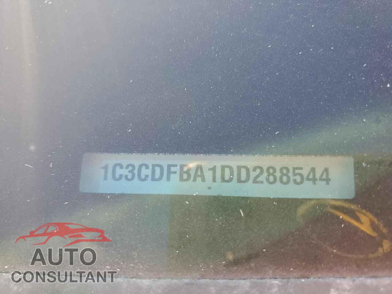 DODGE DART 2013 - 1C3CDFBA1DD288544