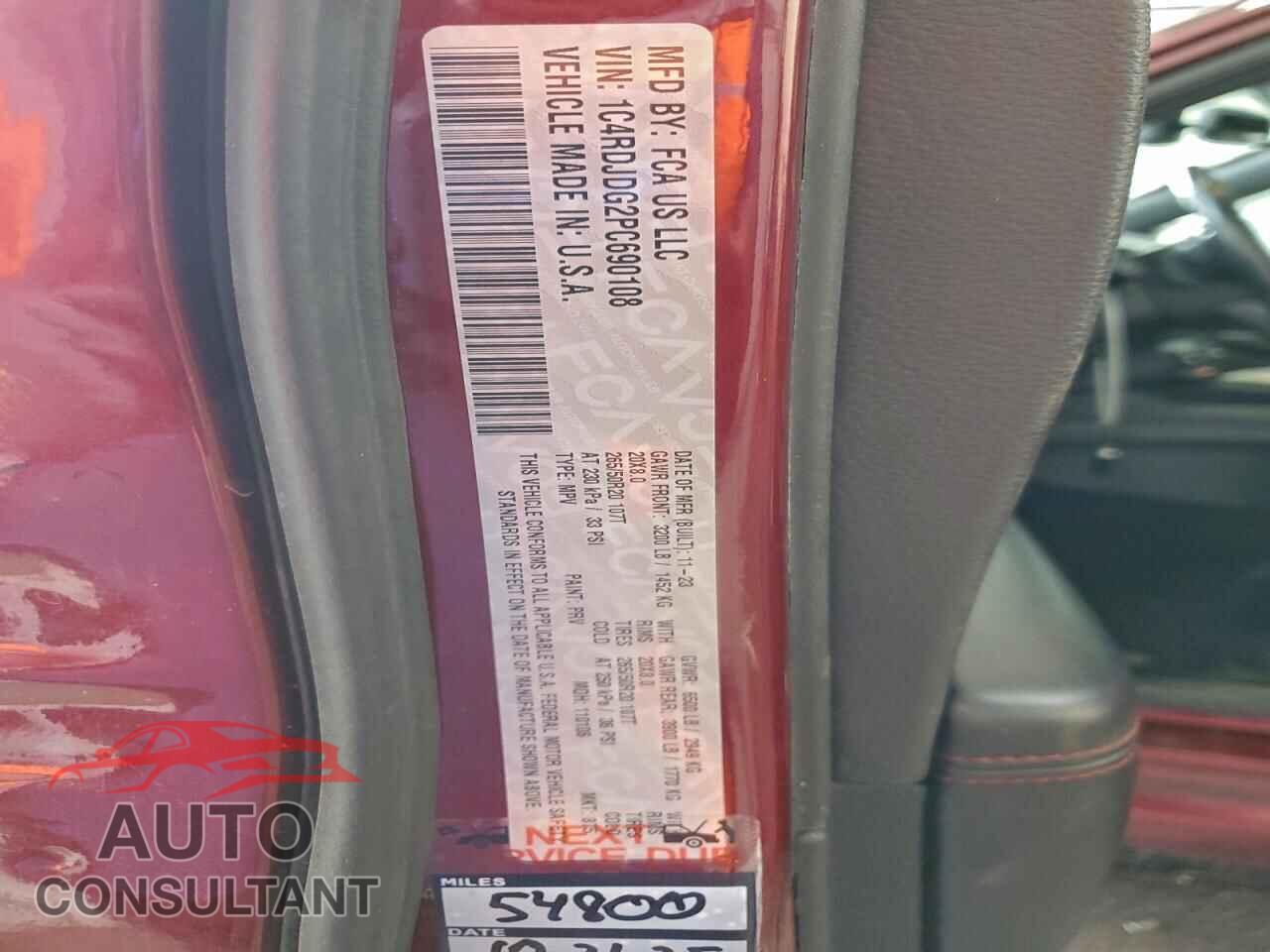 DODGE DURANGO 2023 - 1C4RDJDG2PC690108