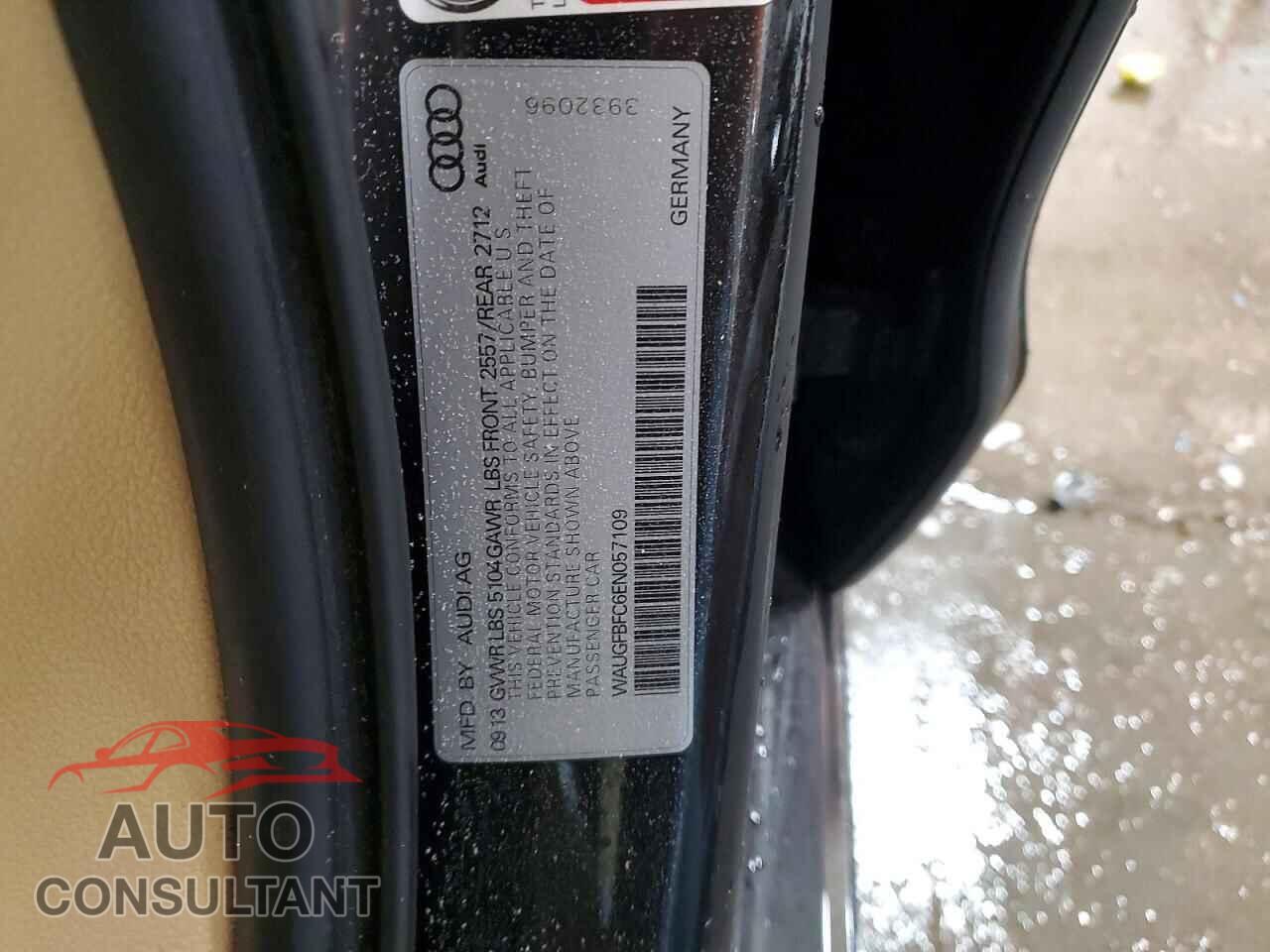 AUDI A6 2014 - WAUGFBFC6EN057109