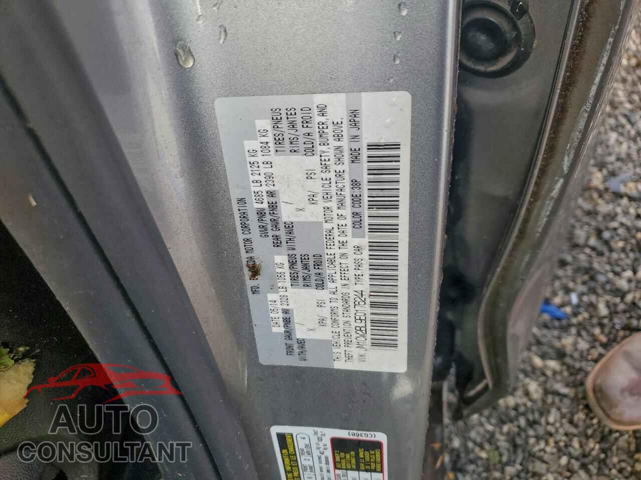 MAZDA 5 2014 - JM1CW2BL9E0176244