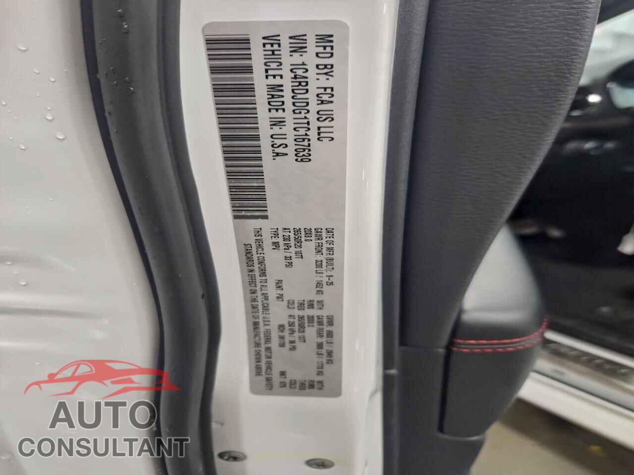 DODGE DURANGO 2026 - 1C4RDJDG1TC167639