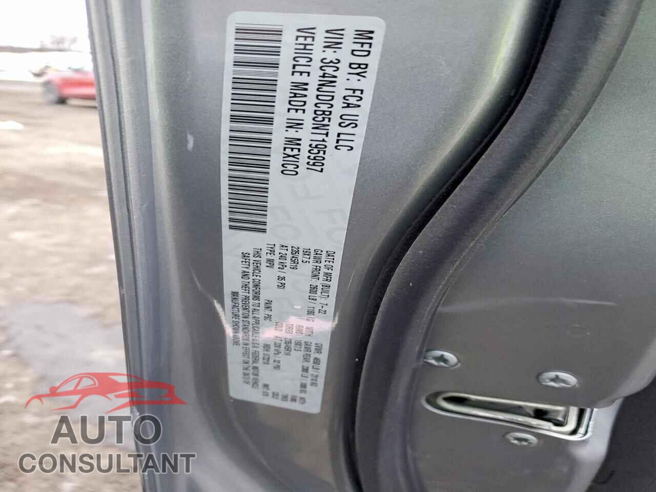 JEEP COMPASS 2022 - 3C4NJDCB5NT195997