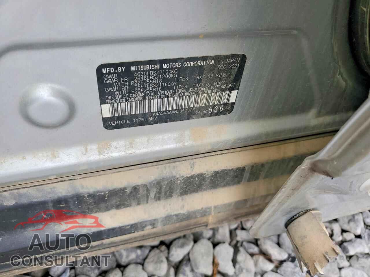 MITSUBISHI ECLIPSE 2022 - JA4ASVAAXNZ057323