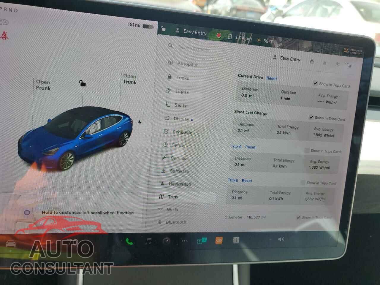 TESLA MODEL 3 2018 - 5YJ3E1EBXJF097712