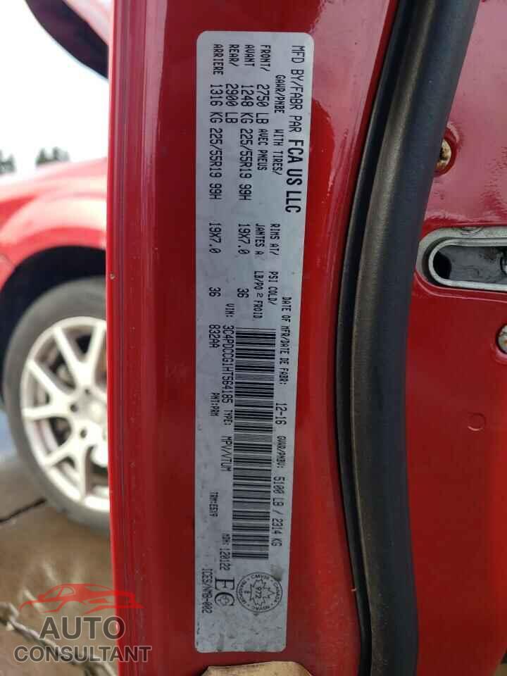 DODGE JOURNEY 2017 - 3C4PDCCG1HT564185