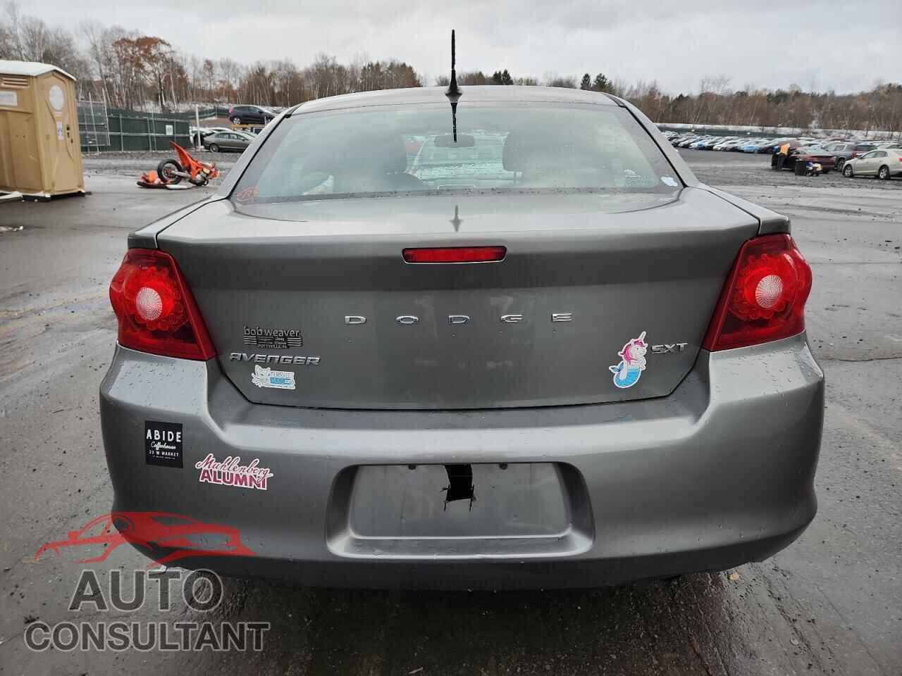 DODGE AVENGER 2012 - 1C3CDZCB1CN211870