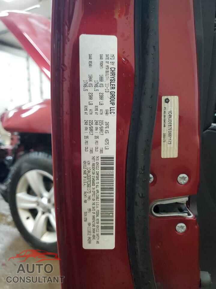 JEEP COMPASS 2014 - 1C4NJDEB7ED661173