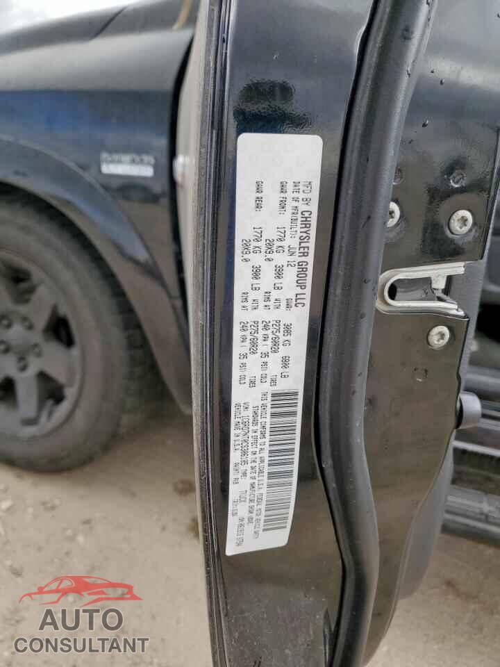 DODGE RAM 1500 2012 - 1C6RD7NT0CS306185