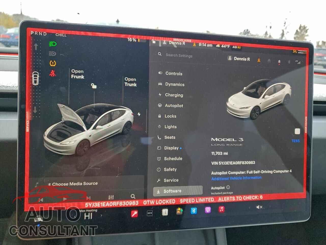TESLA MODEL 3 2024 - 5YJ3E1EA0RF830983