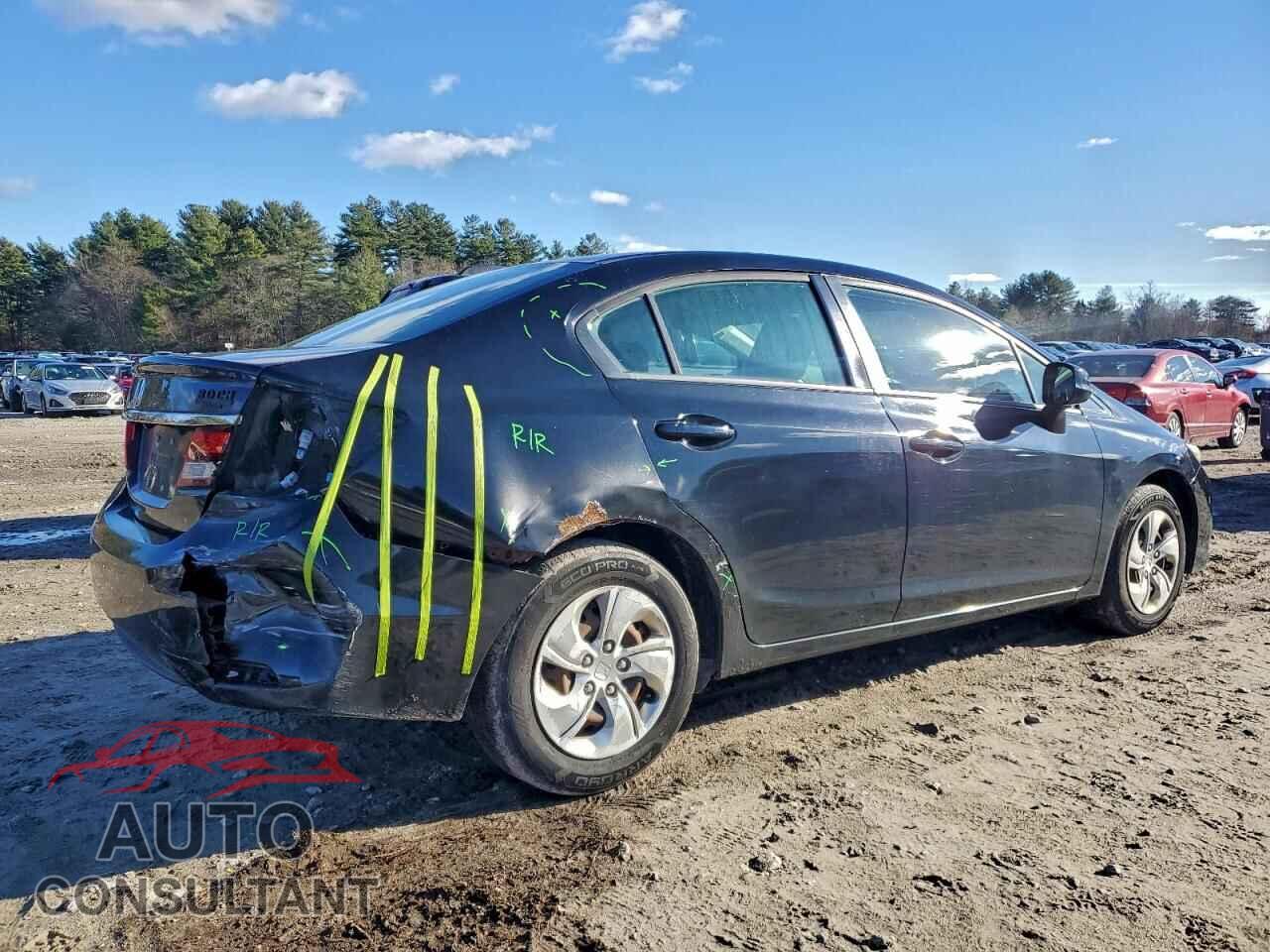 HONDA CIVIC 2013 - 2HGFB2F5XDH597745