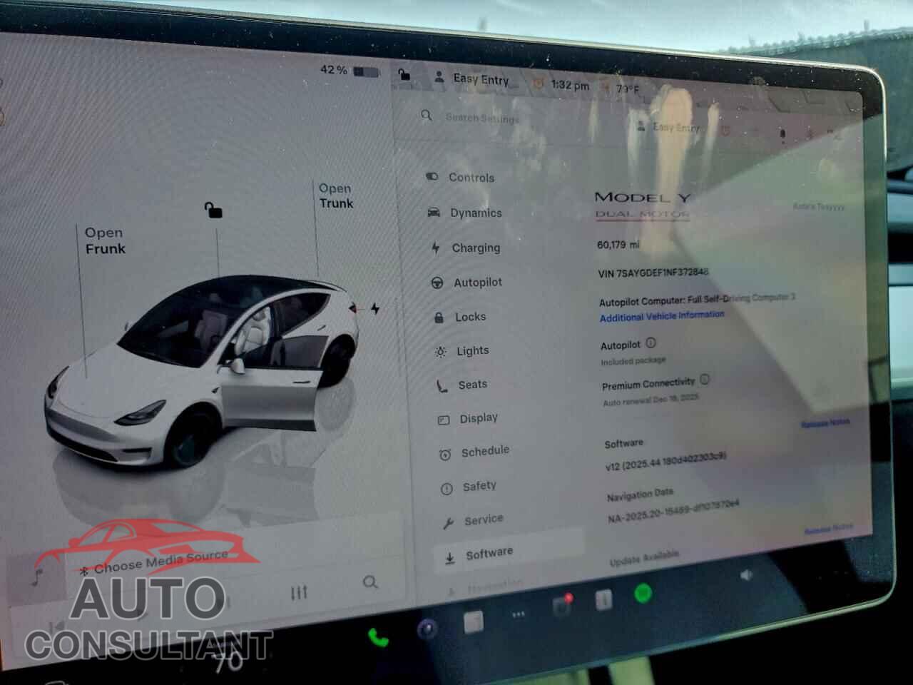 TESLA MODEL Y 2022 - 7SAYGDEF1NF372848