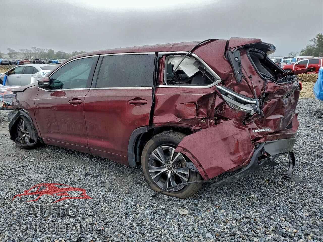 TOYOTA HIGHLANDER 2018 - 5TDZZRFH7JS247285