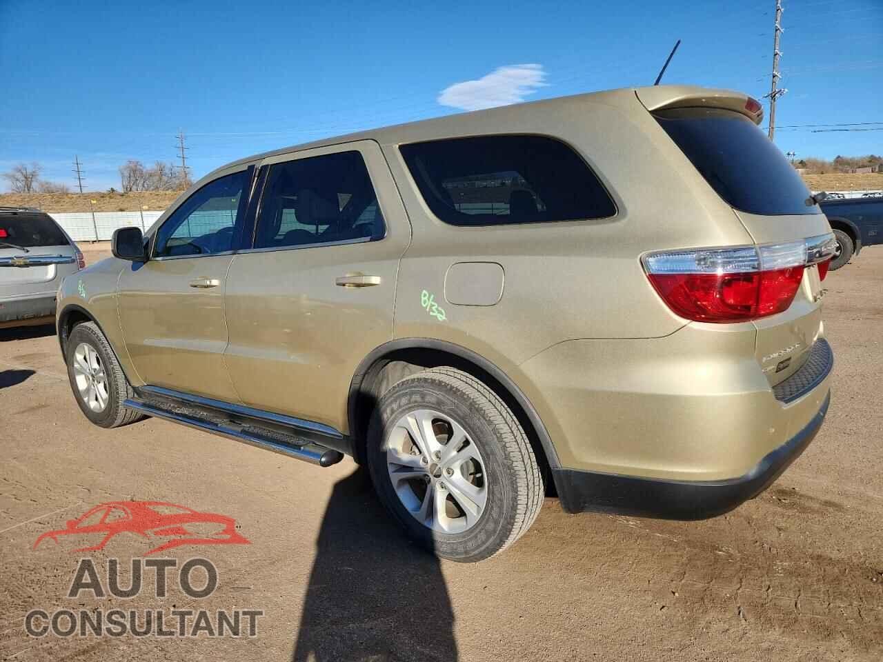DODGE DURANGO 2011 - 1D4RE2GG2BC733811