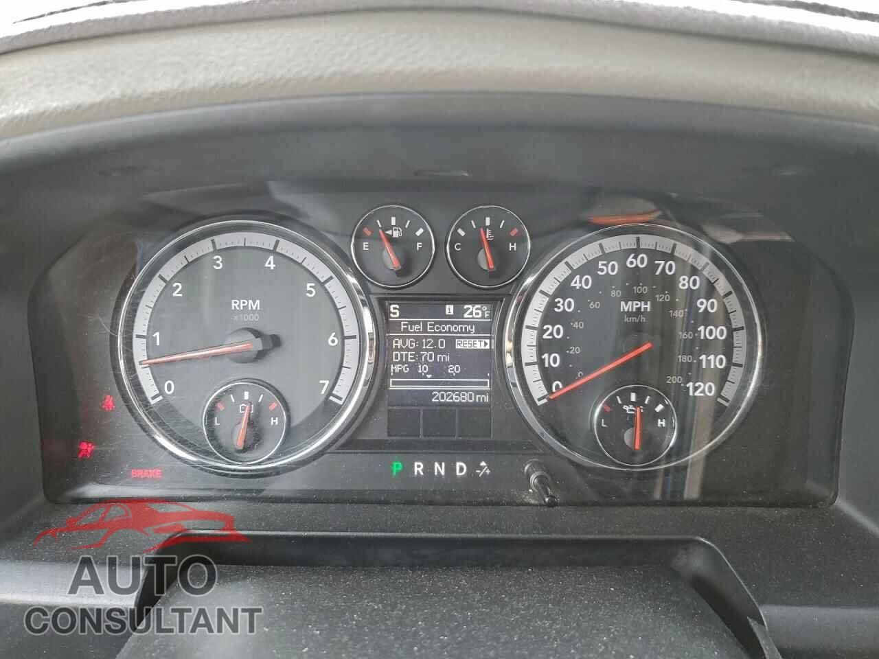 DODGE RAM 1500 2012 - 1C6RD7LT4CS346322