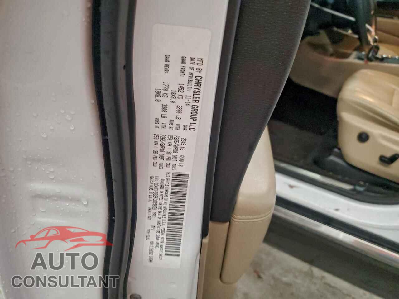 DODGE DURANGO 2015 - 1C4RDHDG2FC689659