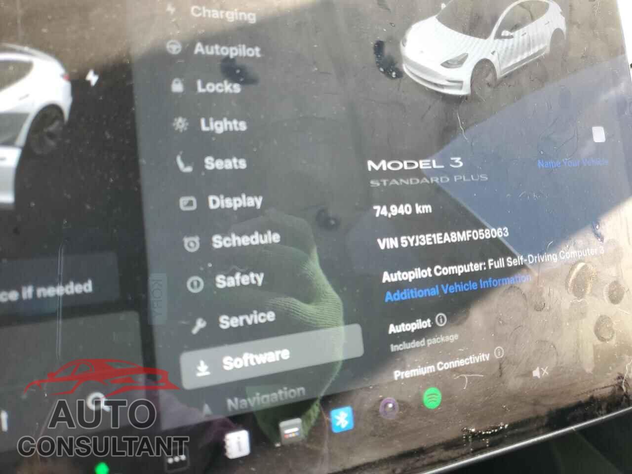 TESLA MODEL 3 2021 - 5YJ3E1EA8MF058063