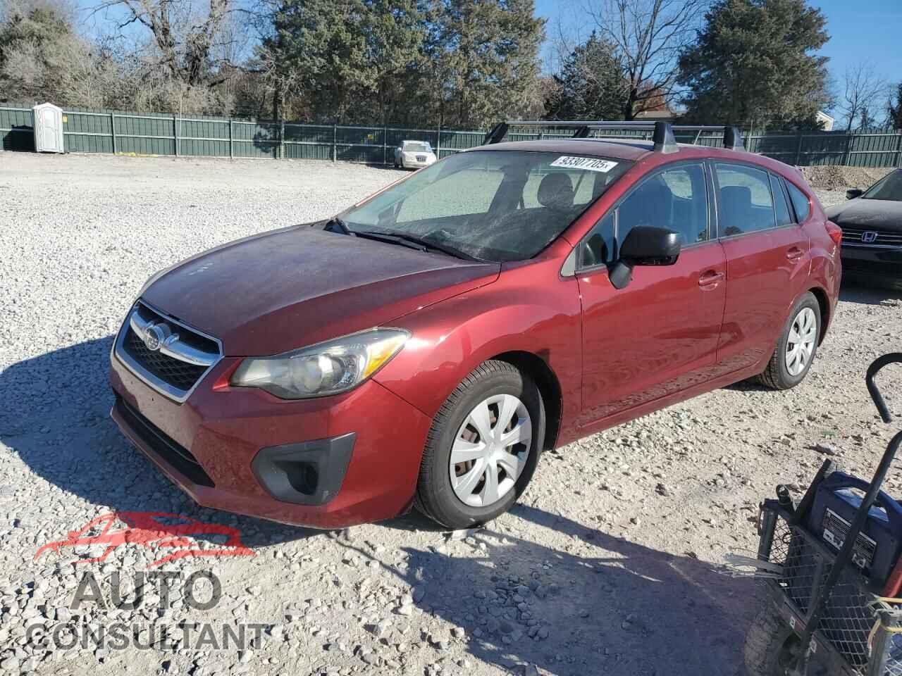 SUBARU IMPREZA 2012 - JF1GPAA61CG206609