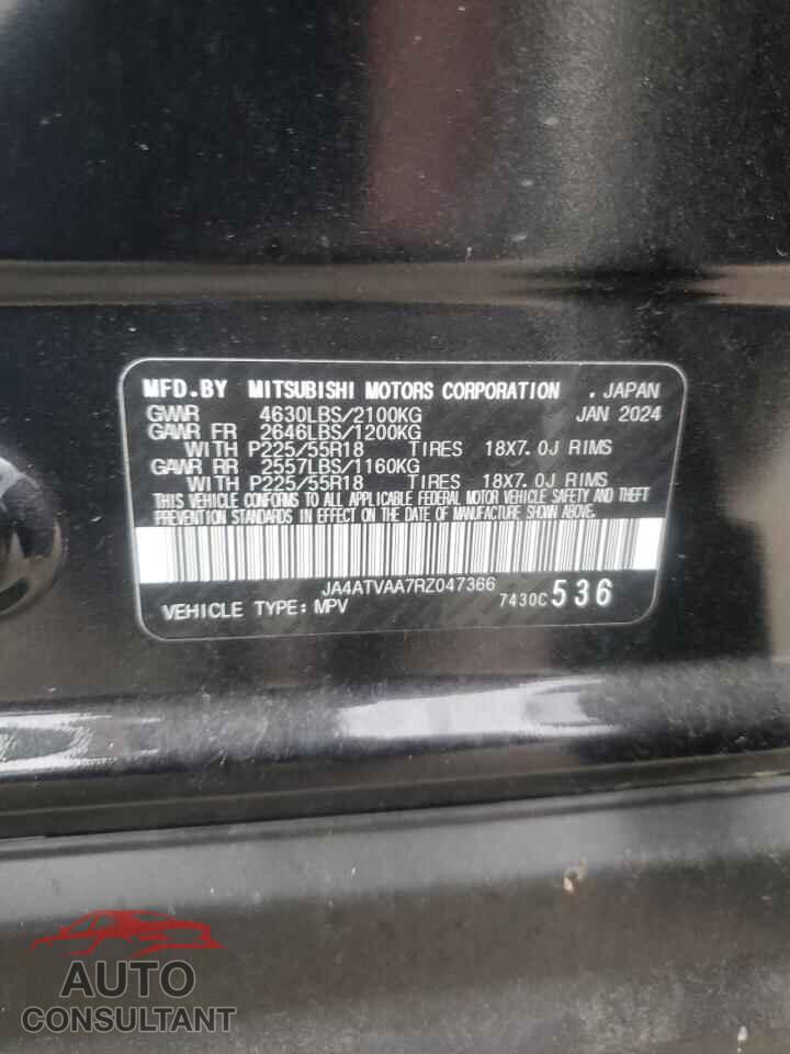 MITSUBISHI ECLIPSE 2024 - JA4ATVAA7RZ047366