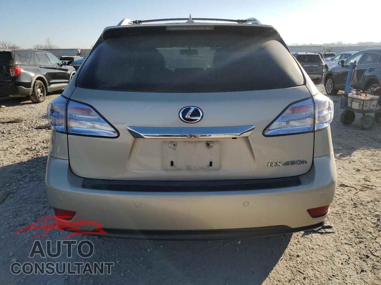 LEXUS RX450 2012 - JTJBC1BA9C2046332